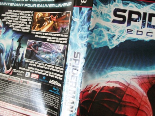 Spider-Man Edge of Time PS3 PlayStation 3 Game Case Disc Action Spiderman Marvel - Picture 8 of 11