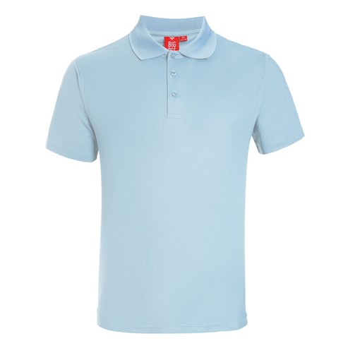 Mens Polo Shirts Solid Colour Plain Top Short Sleeve Casual Sport Breathable - Picture 30 of 45