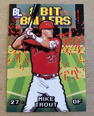2023 Topps Big League - 8-Bit Ballers #8B-2 Mike Trout