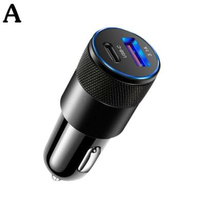 USB Fast Car Charger Type C PD Quick Charge Phone Adapter for iphone 13 12 11