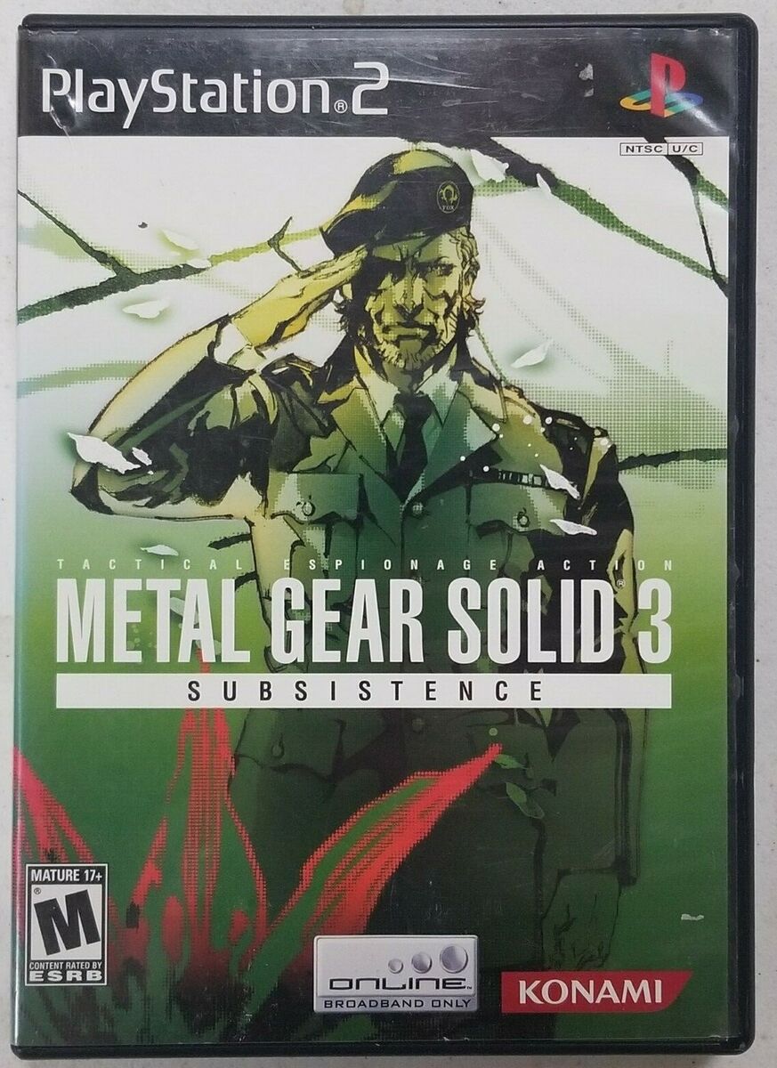 Metal Gear Solid games (Playstation 2) PS2 Tested.