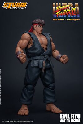 NEW Storm Toys Ultra Evil Ryu Dark Final Challengers 1/12 Scale 7  Male Figures