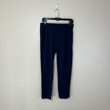 Athleta Brooklyn Ankle Pants 4 Womens Navy Pull On Athleisure Lightweight