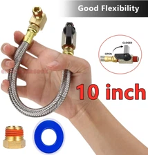 Extended Tank Drain Valve Assembly Kit for Air Compressor Including 10 Inches