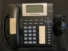 Used Grandstream GXP2000 Voip Business Phone with Power Supply - Black