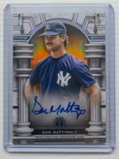 2023 Topps Tribute Don Mattingly Orange Olympus Autograph Auto #06/25