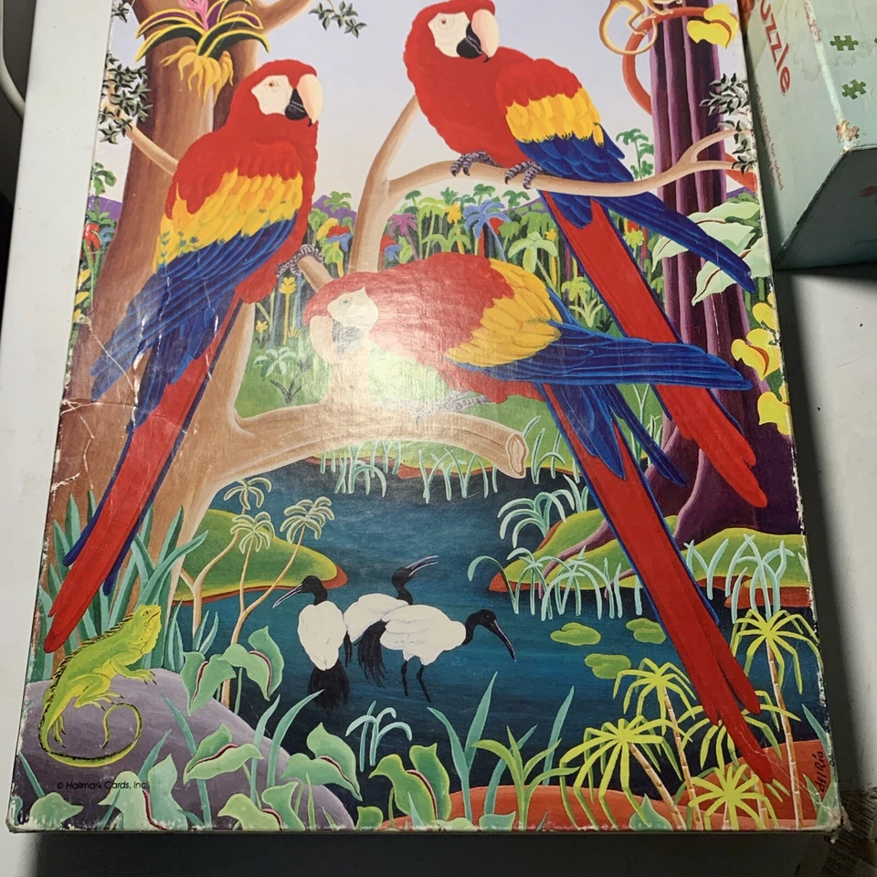 Springbok 500 Pc Vintage Birds of a Feather"& Shaped Puzzle - Image 2 of 4