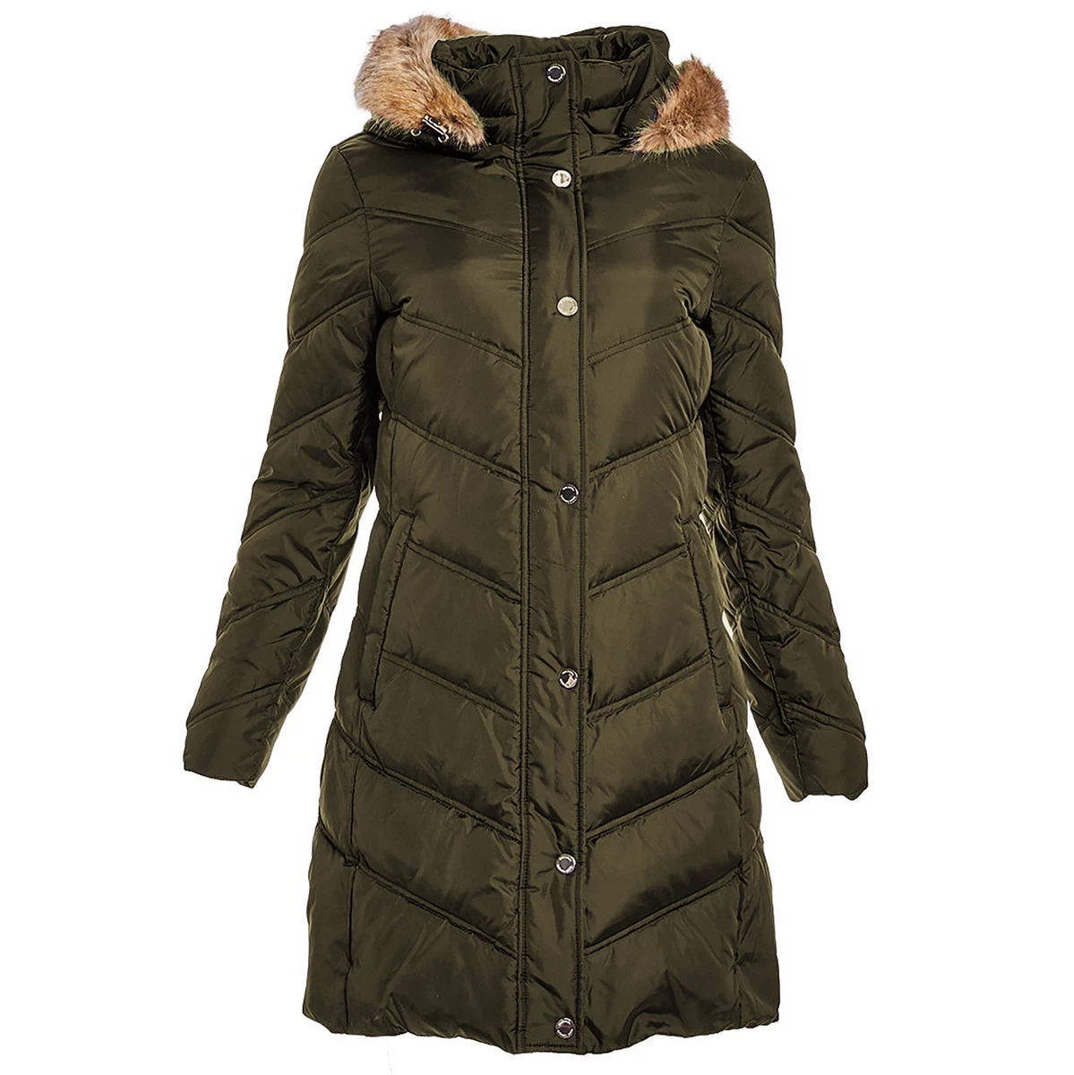 Michael kors dark moss coat Clearance