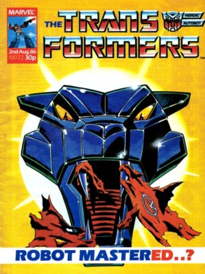Transformers UK #72 (FN) `86