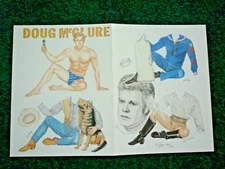  Man  Paper Doll Doug McClure By John Axe