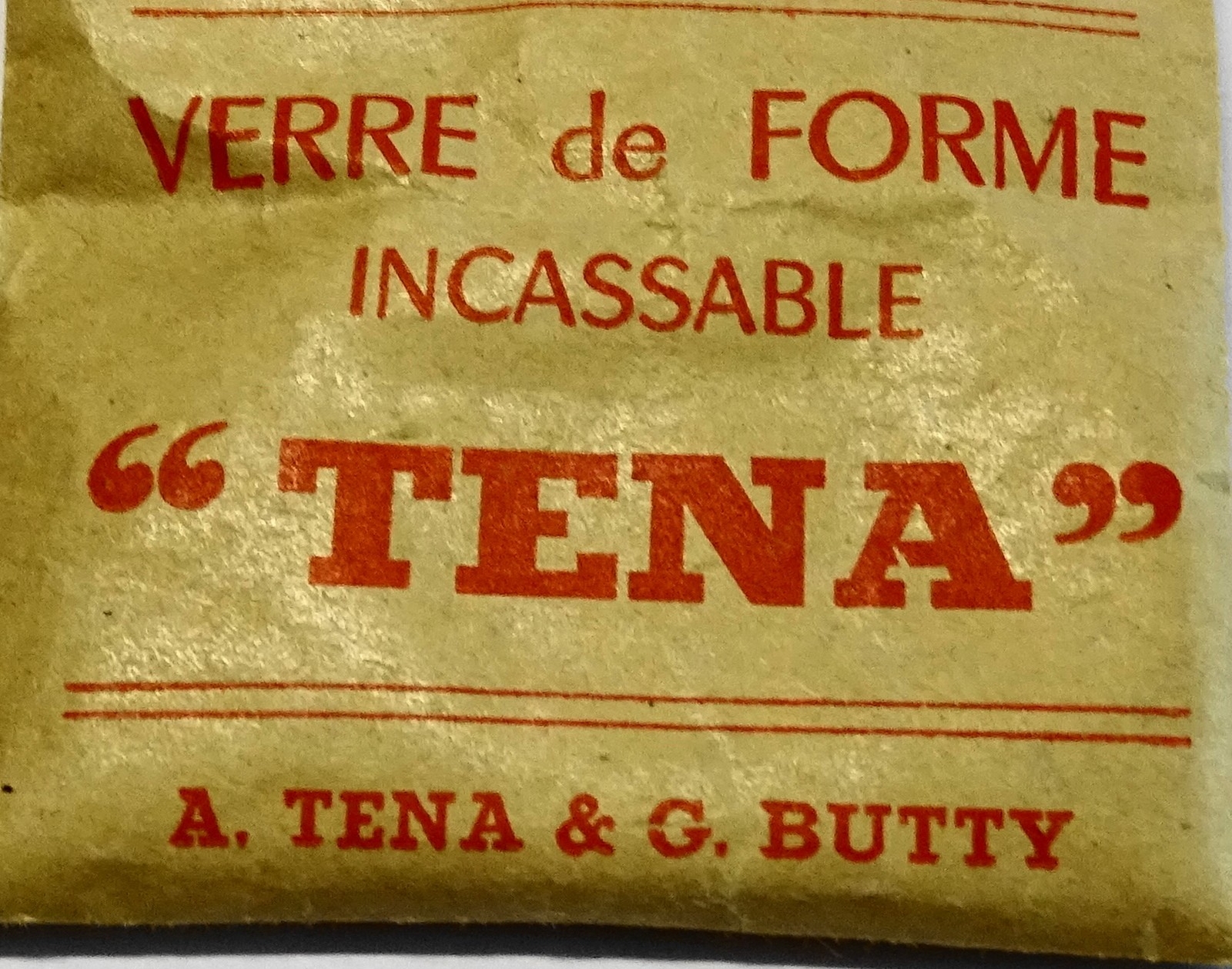 Verre De Montre Carré 22 Mm Pyramidal TENA & BUTTY - Neuf Sans étiquette - Pièce Horlogerie