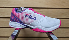 Fila Volley Womens Tennis Shoes - White/Pink/Purple - New
