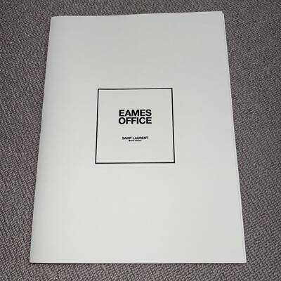 Saint Laurent Eames Office Rare Sculpture Exhibition Catalogue Rive Droite YSL