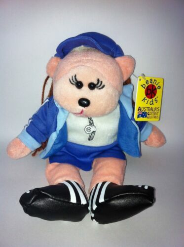 Mr Bean Teddy Bear Original Plush Brown Knit Vintage Stuffed Doll