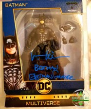 *BATMAN FOREVER VAL KILMER SIGNED DC FIGURE AUTOGRAPHED & INSCRIBED *BATMAN FORE