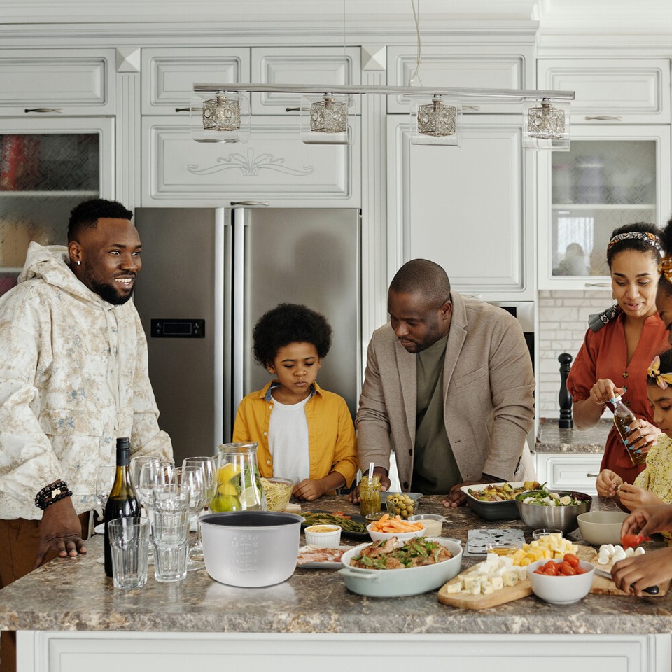 Rice Cooker Bowl Replacement Nonstick Pot Multiuse Inner Tank eBay