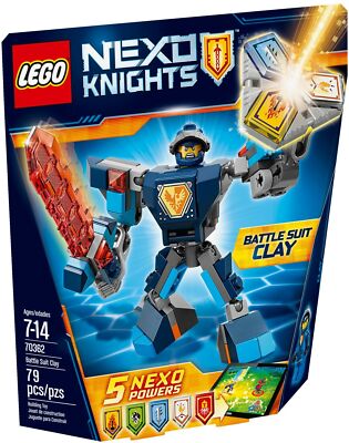 LEGO NEXO KNIGHTS 70362 BATTLE SUIT CLAY NISB BRAND NEW SEALED BOX REITRED  673419265348|