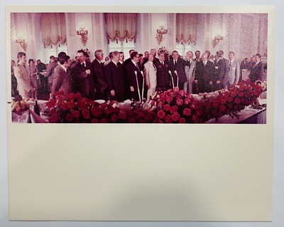 OFFICIAL WHITE HOUSE PHOTO: 1972 - Nixon & Brezhnev USSR - SALT Treaty