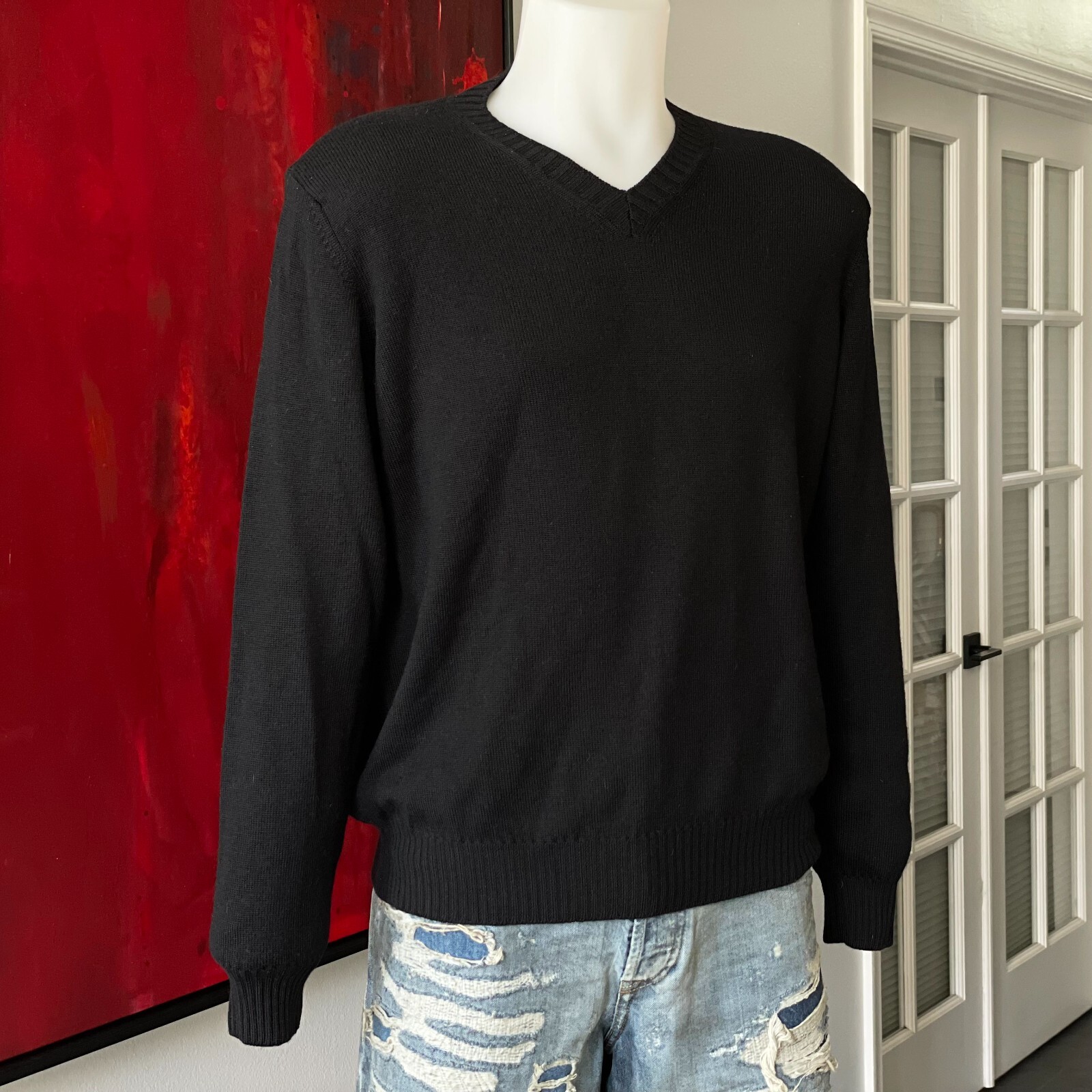 vintage YVES SAINT LAURENT Pour Homme black virgi… - image 11