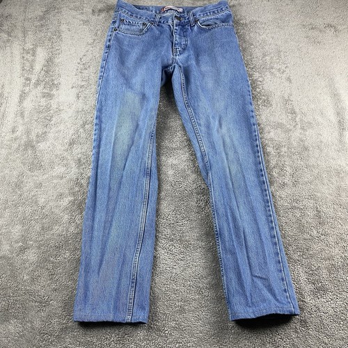 Levis 501 Herrenjeans 30x34* blau gerades Bein mittel gewaschen Denim