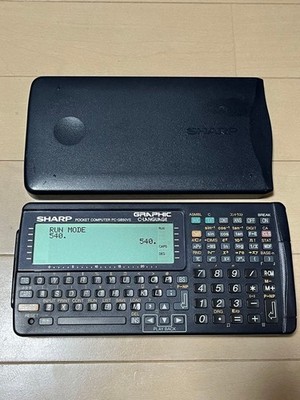 SHARP PC-G850VS Pocket Computer Tested & Works 8298