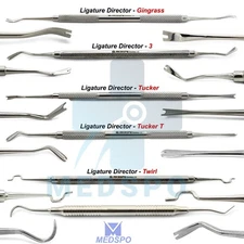 Dental Ligature Director Scaler Archwire Placement Orthodontic Application Tools