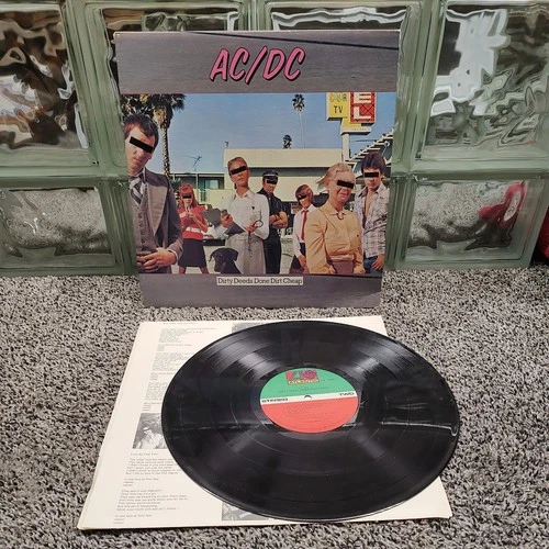 AC/DC - Dirty Deeds Done Dirt Cheap (1981, Vinyl LP) Atlantic SD-16033 vintage