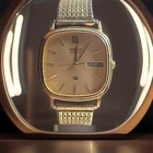 Vintage Seiko Wristwatch 8223-5129 Quartz Watch Gold - New Battery