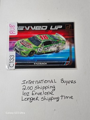 Kyle Busch Revved Up RU8   Shonen Showdown of Speed & Destiny   2023 Donruss