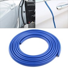 13ft Universal Rubber Seal Trim Molding Strip Auto Door Edge Lock Protector Blue