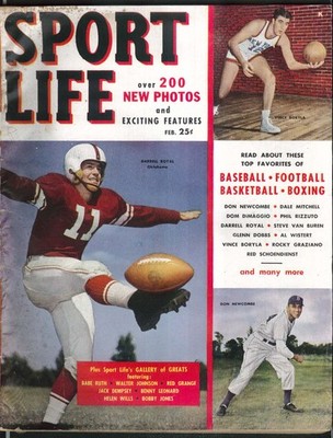 SPORT LIFE Darrell Royal Vince Boryla Don Newcombe Dale Mitchell 2 1950