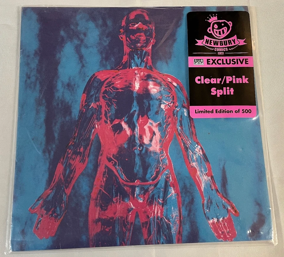 Nirvana – Sliver b/w Dive 7" Sub Pop Clear/Pink Split Color Vinyl SP-73 Rare - Image 2 of 4