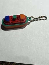 Vintage Lionol Cruise Ship Puzzle - Red Deck Keychain -1950’s