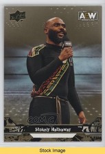 2023 AEW All Elite Wrestling Crew Gold Malcolm Bivens Stokely Hathaway READ 6kv