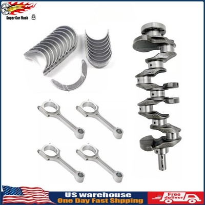 Engine Crankshaft Connecting Rods & Bearing Set For G4KD 2.0L Hyundai Kia Optima