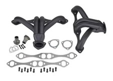 Small Block Chevy Block Hugger Headers Black H60002bk