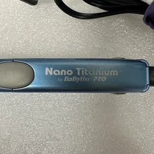 BaByliss PRO Nano Titanium Flat Iron 1" Plate Mini Ceramic Travel Pocket - Purse