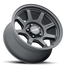 4-new 16 Vision 351 Flow Wheels 16x8 6x5.56x139.7 0 Satin Black Rims 110