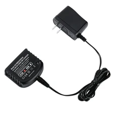 AC100-240V Charger for Black&Decker 18V 14.4V 12V NiCad NiMh Tools w LED Lights