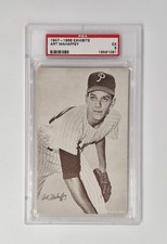 PSA GRADED 5 EX VINTAGE Art Mahaffey 1947 - 1966 1963 Exhibits PHILADELPHIA MLB