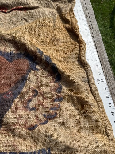 100lb Burlap Sack Northern Grown Potatoes Rams Head - Picture 5 of 8