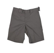 Dickies Work Shorts Mens 34 Gray Relaxed Fit 11 Inseam Flex Cell Phone Pocket