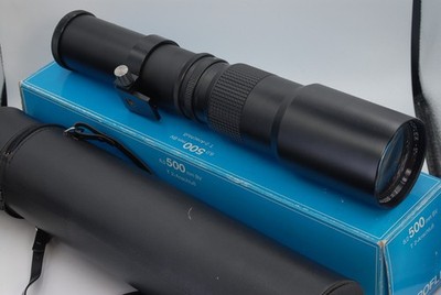 BEROFLEX 8,0/500mm T 2-Anschluß '' lange Tüte '' Teleobjektiv, mit M42 Adapter....