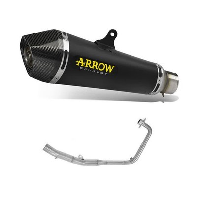 Abgaskrümmer Racing ARROW X-Kone Schwarz für Honda CB 125 R 2018-2020