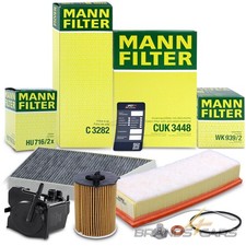 MANN-FILTER INSPEKTIONSPAKET FILTERSATZ B FÜR PEUGEOT 206+CC 1.6 HDi AB BJ 04