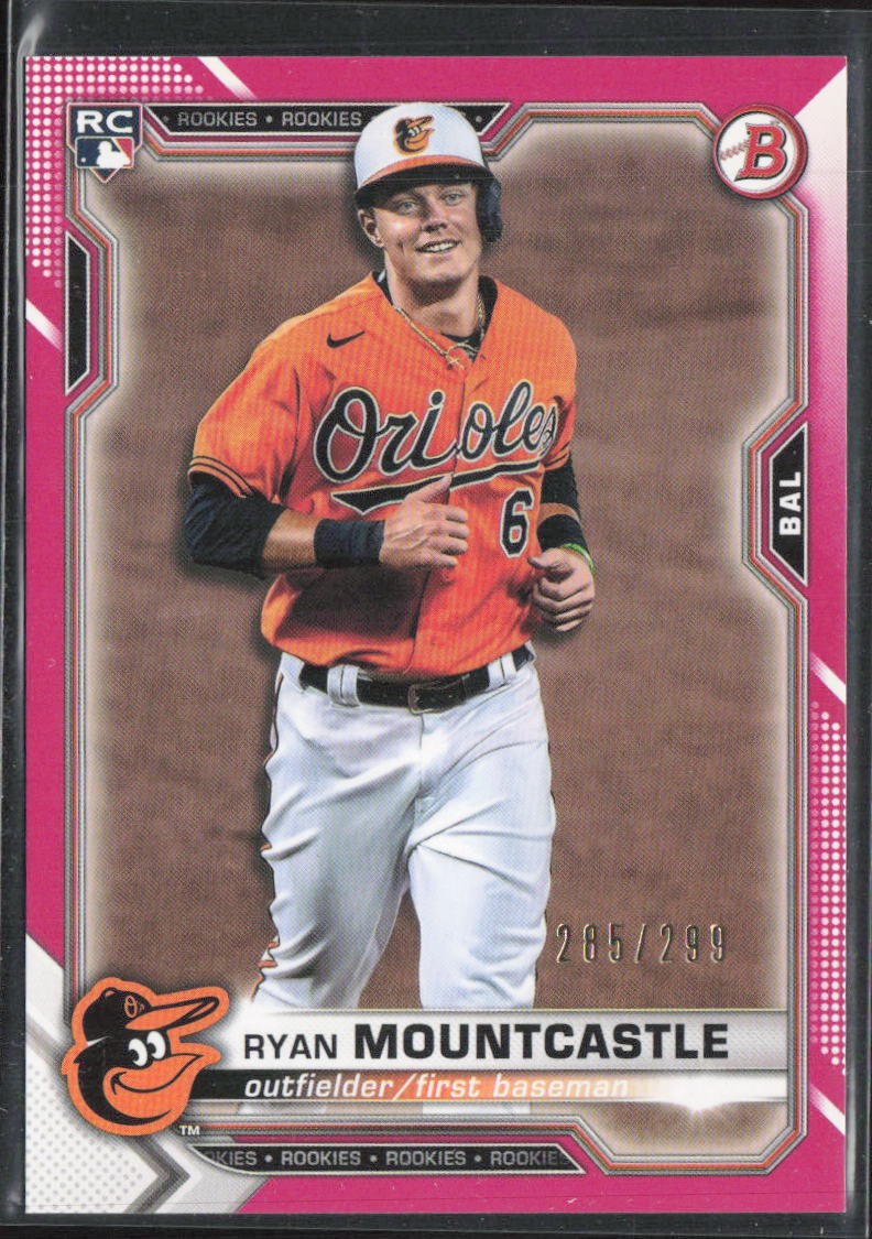 2021 Bowman #41 Ryan Mountcastle Fuchsia #/299