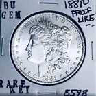 1881 O BU GEM MORGAN SILVER DOLLAR UNC MS+++ U.S. MINT RARE COIN 8598