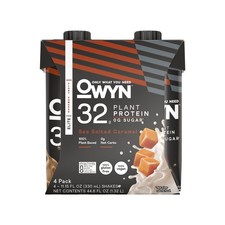 OWYN Pro Elite 32g High Protein Shakes, Sea Salt Caramel, 11.15 fl oz, 4 Count