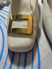 VINTAGE — BRUNO MAGLI WHITE BLOCK HEELS — SIZE 37 1/2 — photo 3
