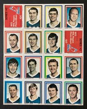 1972-73 Eddie Sargent Promotions Series #2 Full Sheet (14 Players) - Bobby Hull